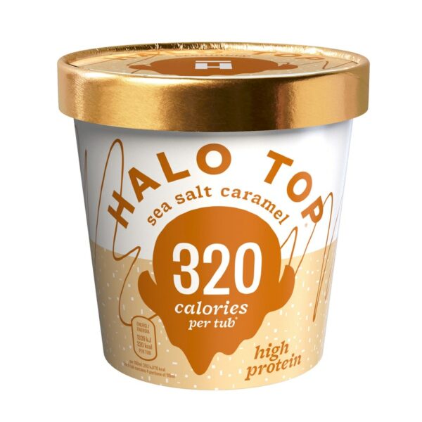 Halo Top jäätelö 473ml Sea Salt Caramel