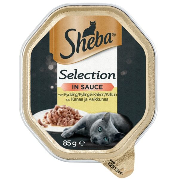 Sheba Selection annosateria kana-kalkkuna 85g