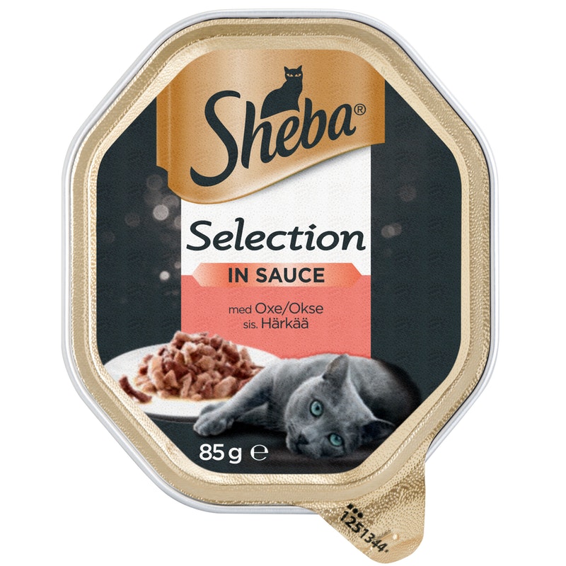 Sheba Selection annosateria kissalle häränliha 85g