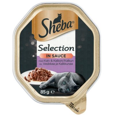 Sheba Selection annosateria kissalle vasikka-kalkkuna 85g