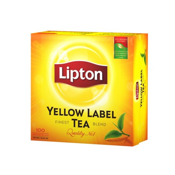 Lipton Yellow Label tea 100 teepussian Rainforest Alliance