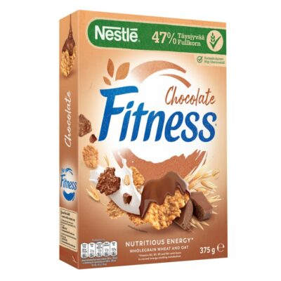 Nestlé Fitness täysjyvähiutale 375g suklaa