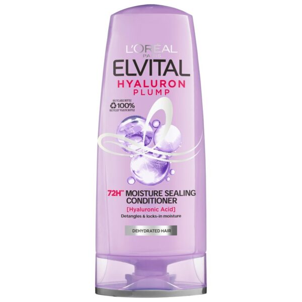 L'Oréal Paris Elvital Hyaluron Plump hoitoaine kosteutta kaipaaville hiuksille 200ml