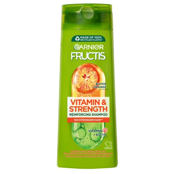 Garnier Fructis Vitamin & Strength shampoo hauraille