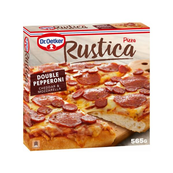 Dr. Oetker Rustica Double pepperoni 565g pakaste