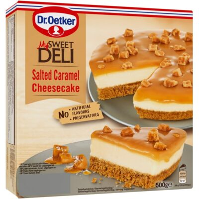 Dr. Oetker My Sweet Deli salted caramel cheesecake 500g pakastekakku