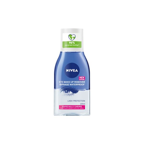 Nivea daily essentials double effect silmämeikinpoistoaine 125ml sensitive eye area