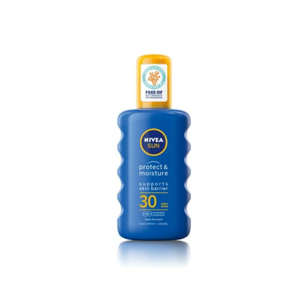 NIVEA SUN 200ml SK30 Protect & Moisture Sun Spray  -aurinkosuojasuihke