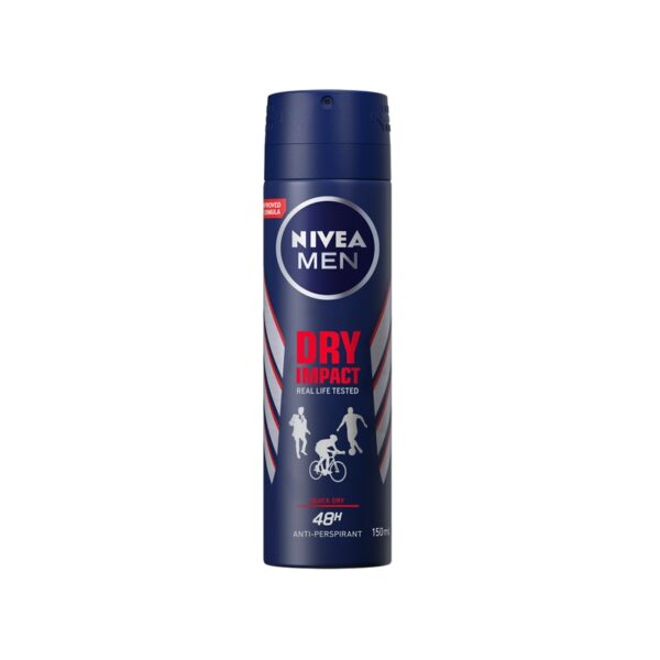 NIVEA MEN 150ml Dry Impact Deo Spray -antiperspirantti