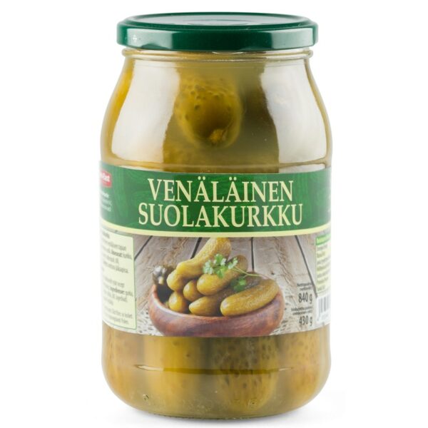 Euro-East suolakurkku 840g/430g