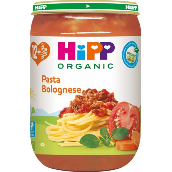 HIPP pasta Bolognese 220g 12kk luomu