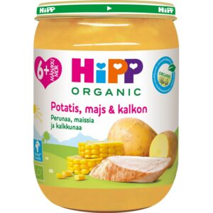 HIPP perunaa, maissia & kalkkunaa 190g 6kk luomu