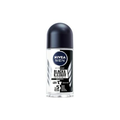 NIVEA MEN 50ml Invisible For Black & White Original Deo Roll-on -antiperspirantti