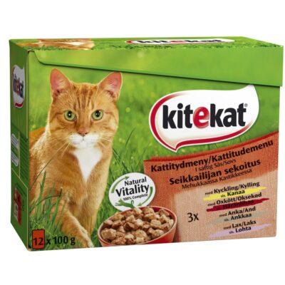 Kitekat 12x100g Seikkailijan sekoitus kastike