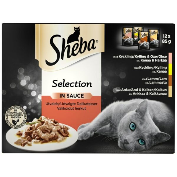 Sheba Select Slices kastikkeessa 12x85g lihaisa