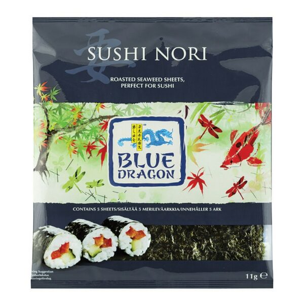 Blue Dragon Sushi Nori 5kpl paahdettu merilevä 11g
