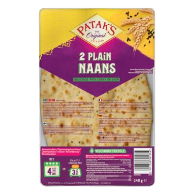 Patak's Naanleipä 240g Plain