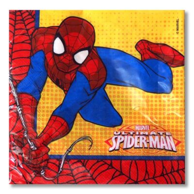 Spiderman lautasliina 33cm 20kpl
