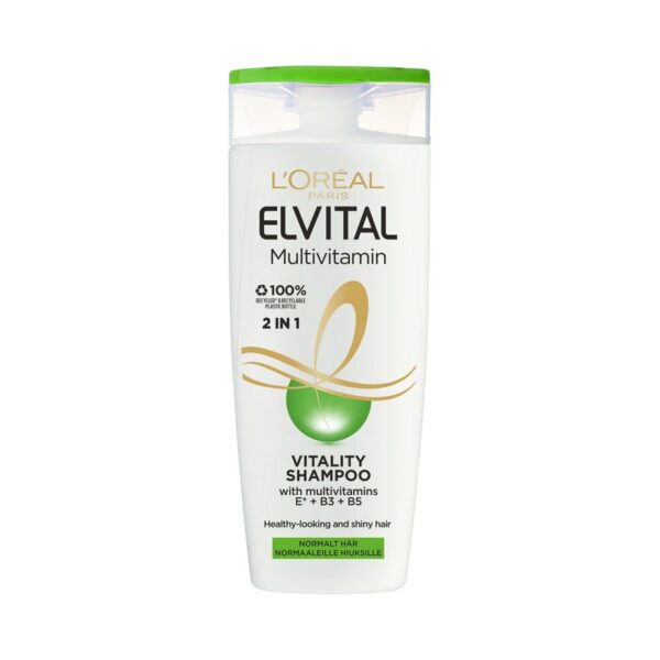L'Oréal Paris Elvital Multivitamin2in1 Shampoo+hoitoaine 250ml