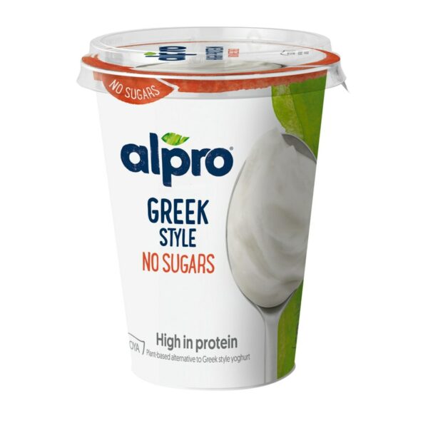 Alpro Greek Style soijavalmiste 400g maustamaton makeuttamaton