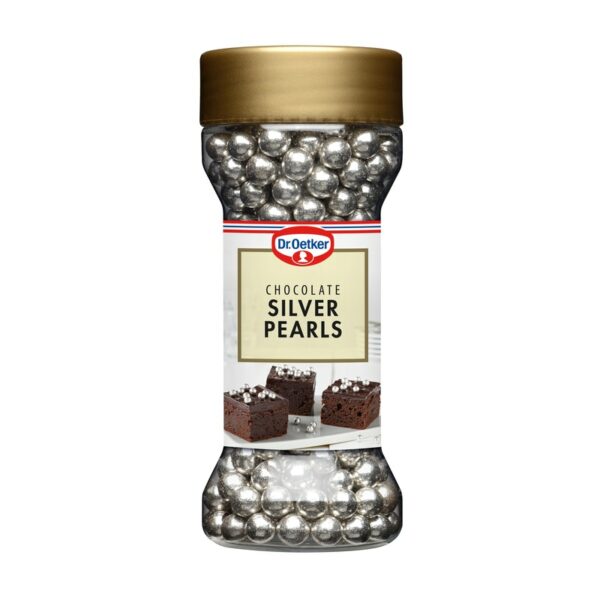 Dr.Oetker chocolate silver pearls 52g