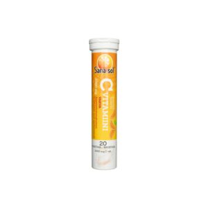 Sana-sol C-vitamiini 1000mg appelsiini 20 poretablettii/84g