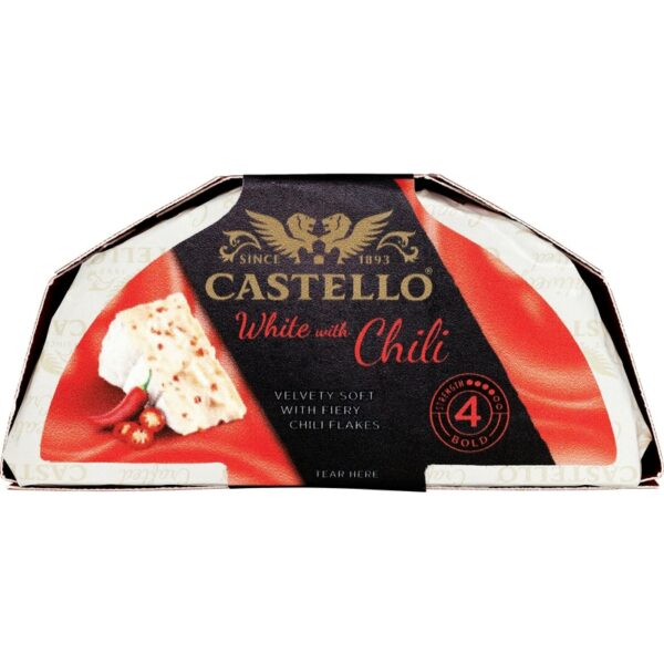 Castello white valkohomejuusto 150g chili