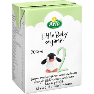 Arla Little Baby2 vieroitusvalmiste alkaen 6kk 200ml luomu