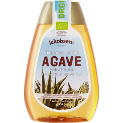 Jakobsens Luomu agavesiirappia vaalea 350g