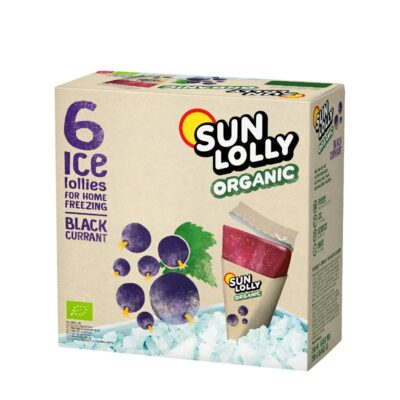 Sun Lolly Luomu 6x60ml/65g mustaherukka