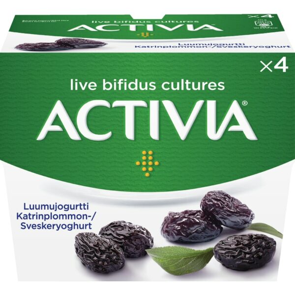 Danone Activia 4x125g luumujogurtti