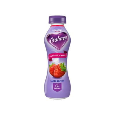 Danone Vitalinea 0% 310g mansikka jogurttijuoma