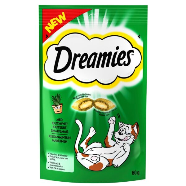 Dreamies Kissanminttu 60g kissanherkku