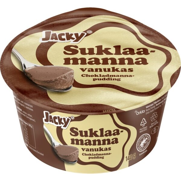 Jacky vanukas 140g suklaamanna