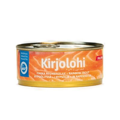 Pielisen Kalajaloste Kirjolohi rypsiöljyssä 160g/120g