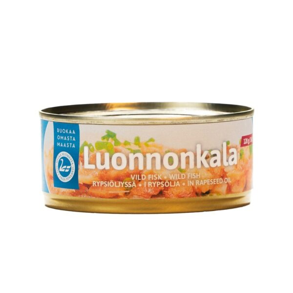 Pielisen Kalajaloste Luonnonkala rypsiöljyssä 160g/120g