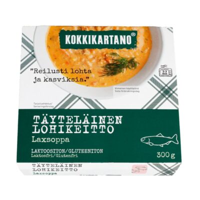 Kokkikartano täyteläinen lohikeitto 300g