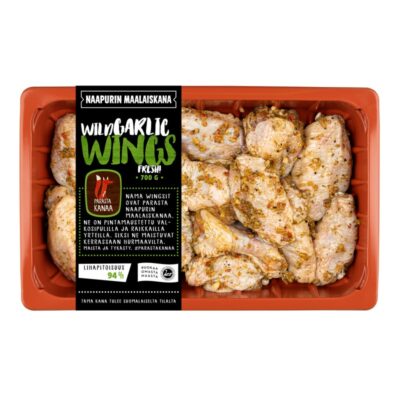 Naapurin Maalaiskanan wings wild garlic 700 g