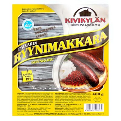 Kivikylän Palvarin ryynimakkara 400g