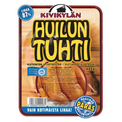 Kivikylän Huiluntuhti grillimakkara 400g