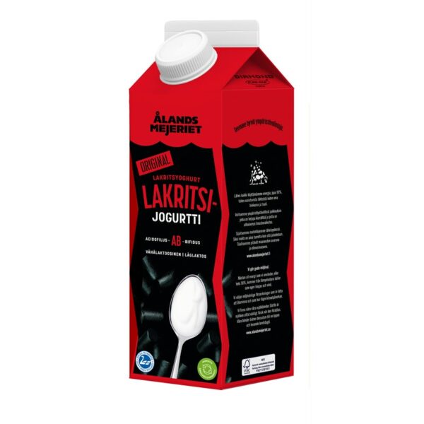 Ålandsmejeriet jogurtti 1kg lakritsi