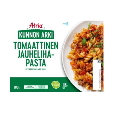 Atria Kunnon Arki tomaattinen jauhelihapasta 300g