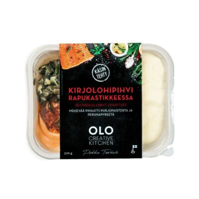 OLO Creative Kitchen kirjolohipihvi rapukastikkeessa 320g