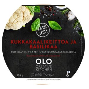 OLO Creative Kitchen kukkakaalikeittoa ja basilikaa 300g