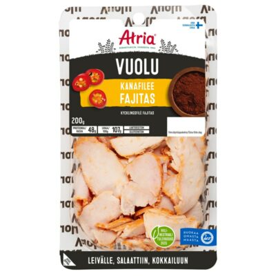 Atria Vuolu kana fajitas 200g