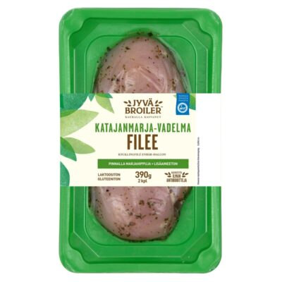 Jyväbroiler Broilerin Filee Katajanmarja-vadelma 390g