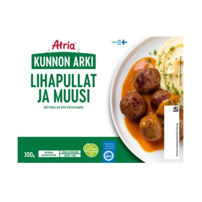 Atria Kunnon arki lihapullat ja muusi 300g