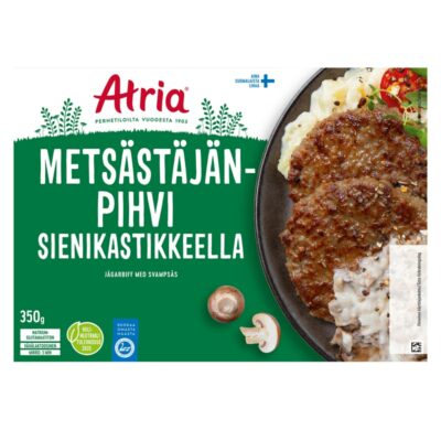 Atria metsästäjänpihvi sienikastikkeella 350g