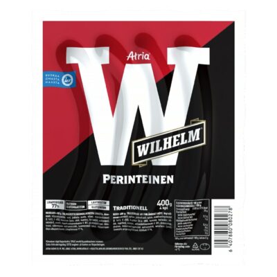 Atria Wilhelm perinteinen grillimakkara 400g