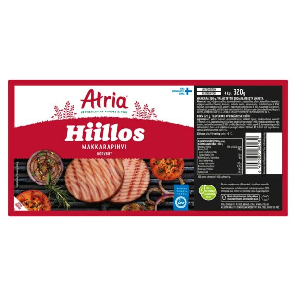 Atria Hiillos Makkarapihvi 320g